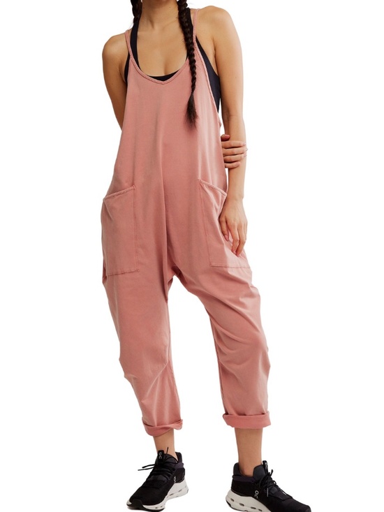 FP Movement by Free People Pants - FP Movement Hot Shot Onesie in Petal Pink in Various NWT $70R